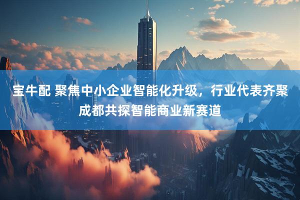 宝牛配 聚焦中小企业智能化升级，行业代表齐聚成都共探智能商业新赛道
